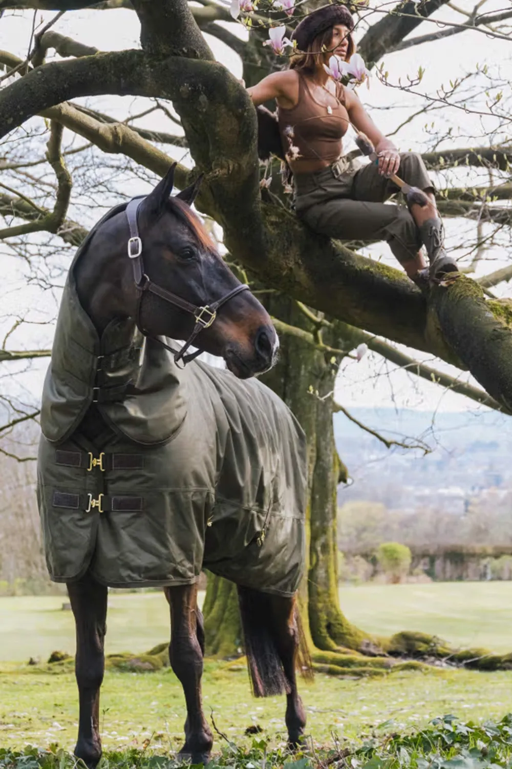 Kentucky Horsewear Hästtäcken & Flughuvor|Kentucky Horsewear-Utetäcke Pro g Khaki