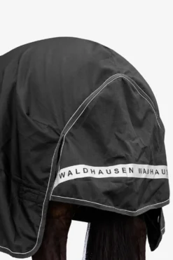 Waldhausen Hästtäcken & Flughuvor-Utetäcke Scandic Flerlager 150g/50g Svart
