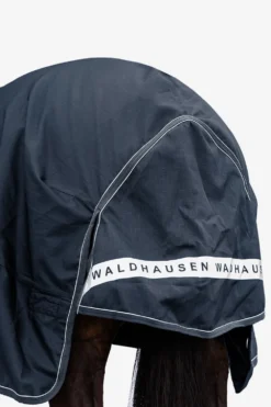 Waldhausen Hästtäcken & Flughuvor-Utetäcke Scandic Halvhals 100g Night Blue