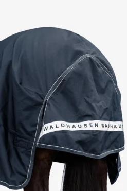 Waldhausen Hästtäcken & Flughuvor-Utetäcke Scandic Halvhals Light Night Blue