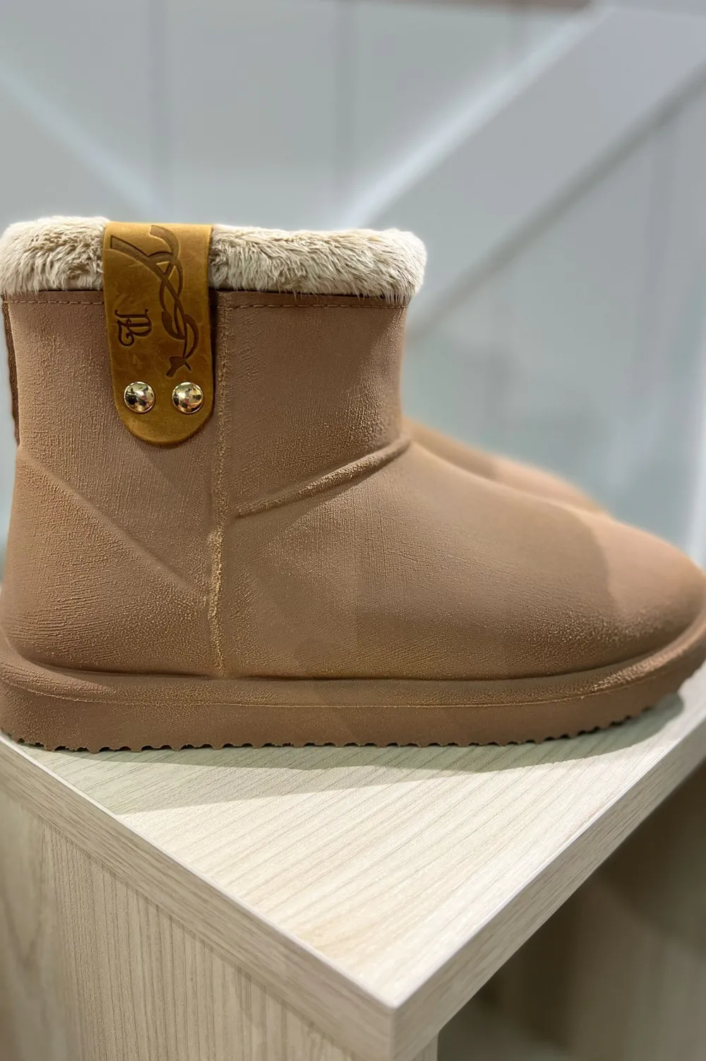 Penelope Leprevost Vinterskor-Vattentäta Vinterskor Beige