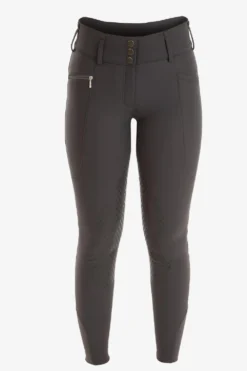 Horselife Horselife|Ridbyxor & Tights-Vinterridbyxor Candy Mira Knä Grip Grå