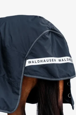 Waldhausen Hästtäcken & Flughuvor-Vintertäcken Arctic Halvhals 200g Night Blue