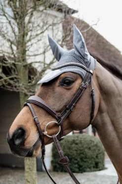 Kentucky Horsewear Kentucky Horsewear|Schabrak & Huvor-Weington Huva Basic Vevet Grå