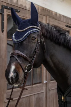 Kentucky Horsewear Schabrak & Huvor-Wellington Huva Big Stone & Pearl Navy