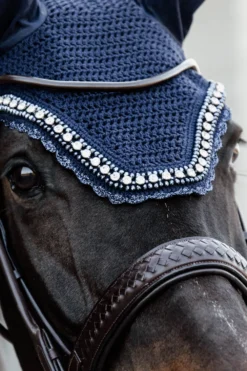 Kentucky Horsewear Schabrak & Huvor-Wellington Huva Big Stone & Pearl Navy
