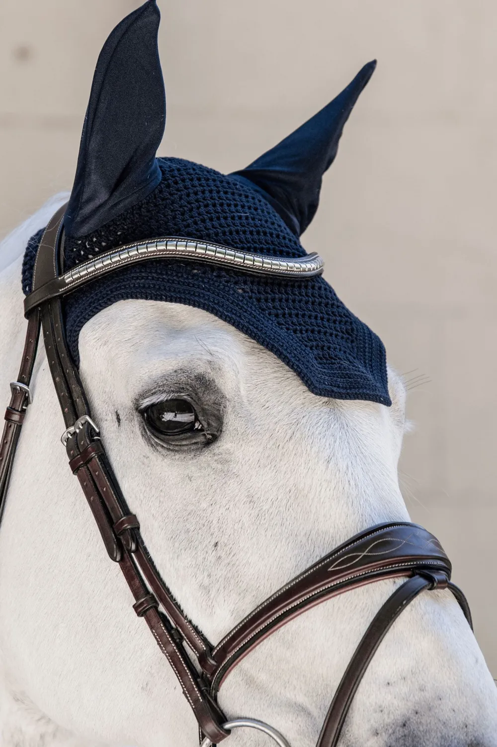 Kentucky Horsewear Schabrak & Huvor-Wellington Huva Svart