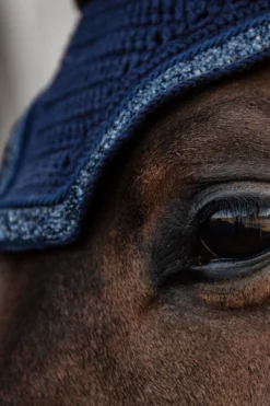 Kentucky Horsewear Kentucky Horsewear|Schabrak & Huvor-Wellington Huva Glitter Stone Navy