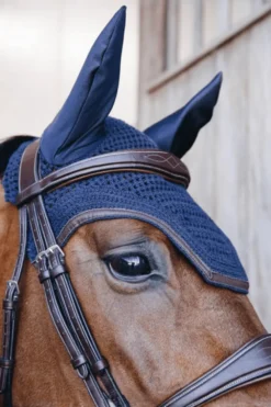 Kentucky Horsewear Schabrak & Huvor-Wellington Huva Läder Ponny