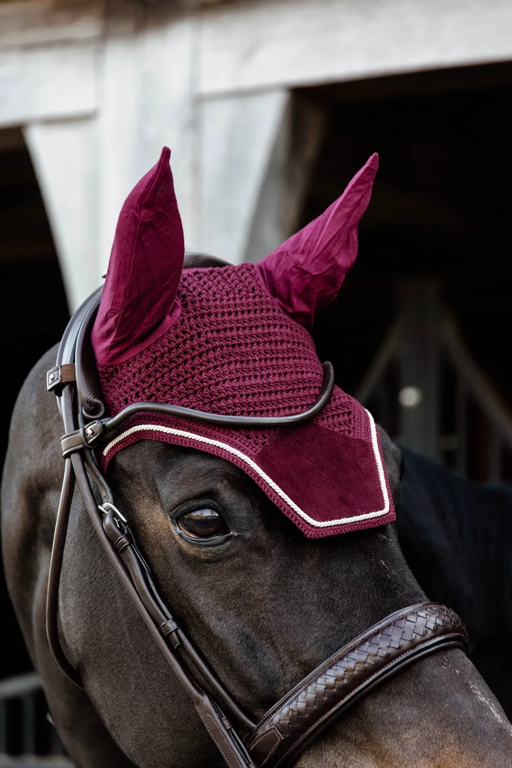 Kentucky Horsewear Kentucky Horsewear|Schabrak & Huvor-Wellington Huva Sammet Bordeaux