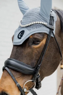 Kentucky Horsewear Kentucky Horsewear|Schabrak & Huvor-Wellington Huva Soundless 3D Logo Ljusblå