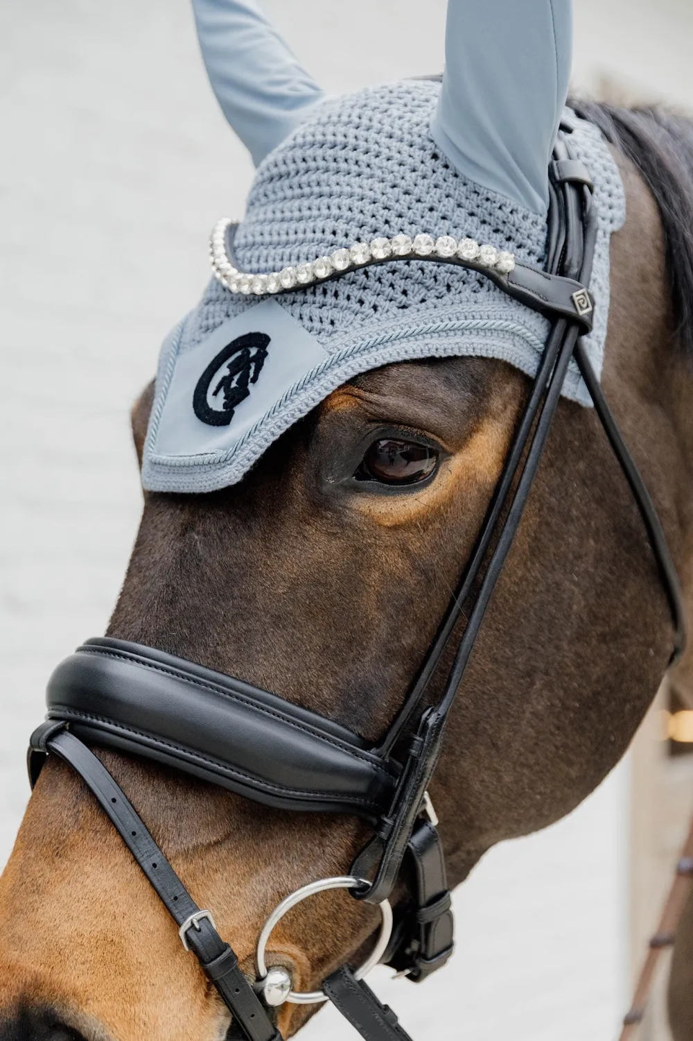 Kentucky Horsewear Kentucky Horsewear|Schabrak & Huvor-Wellington Huva Soundless 3D Logo Ljusblå