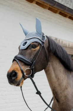 Kentucky Horsewear Kentucky Horsewear|Schabrak & Huvor-Wellington Huva Soundless 3D Logo Ljusblå