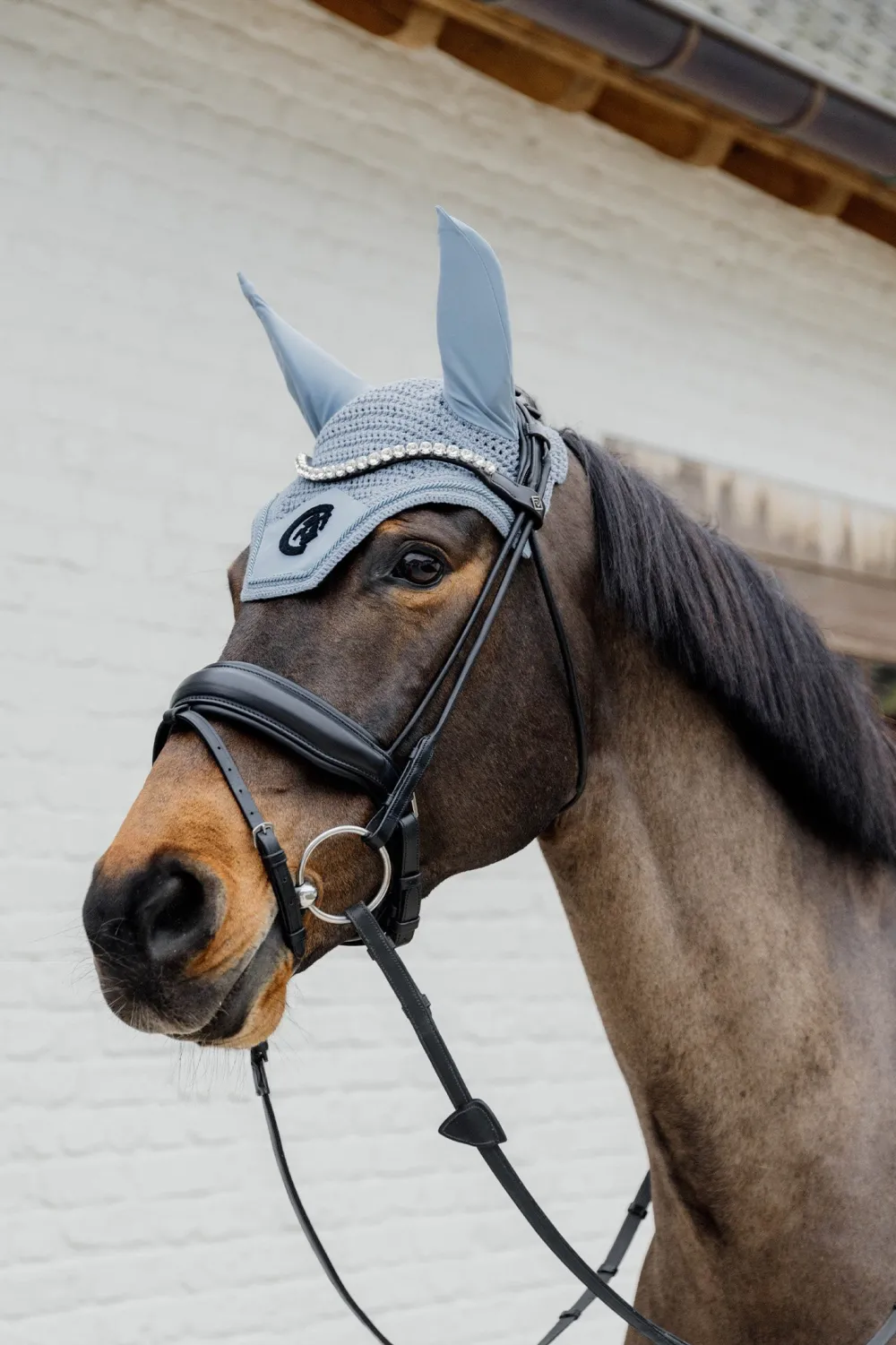 Kentucky Horsewear Kentucky Horsewear|Schabrak & Huvor-Wellington Huva Soundless 3D Logo Ljusblå