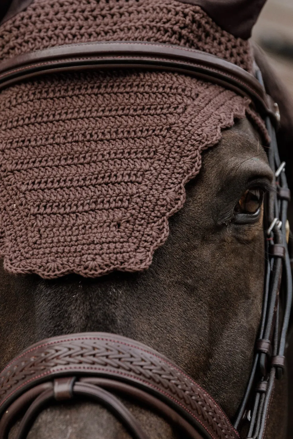 Kentucky Horsewear Kentucky Horsewear|Schabrak & Huvor-Weington Huva ounde Wave Brun