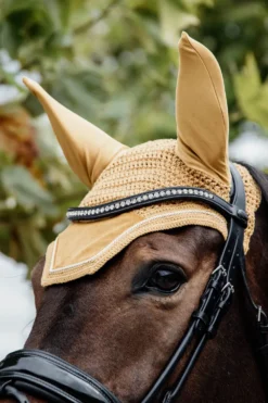 Kentucky Horsewear Schabrak & Huvor-Wellington Huva Velvet Mustard
