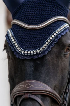 Kentucky Horsewear Schabrak & Huvor-Wellington Isolerad Huva Big Stone Stone & Pearl Navy