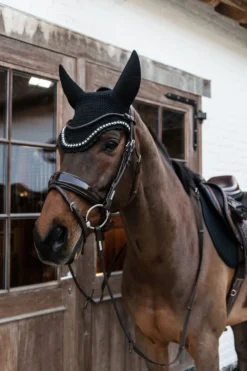 Kentucky Horsewear Kentucky Horsewear|Schabrak & Huvor-Wellington Isolerad Huva Big Stone Stone & Pearl Svart