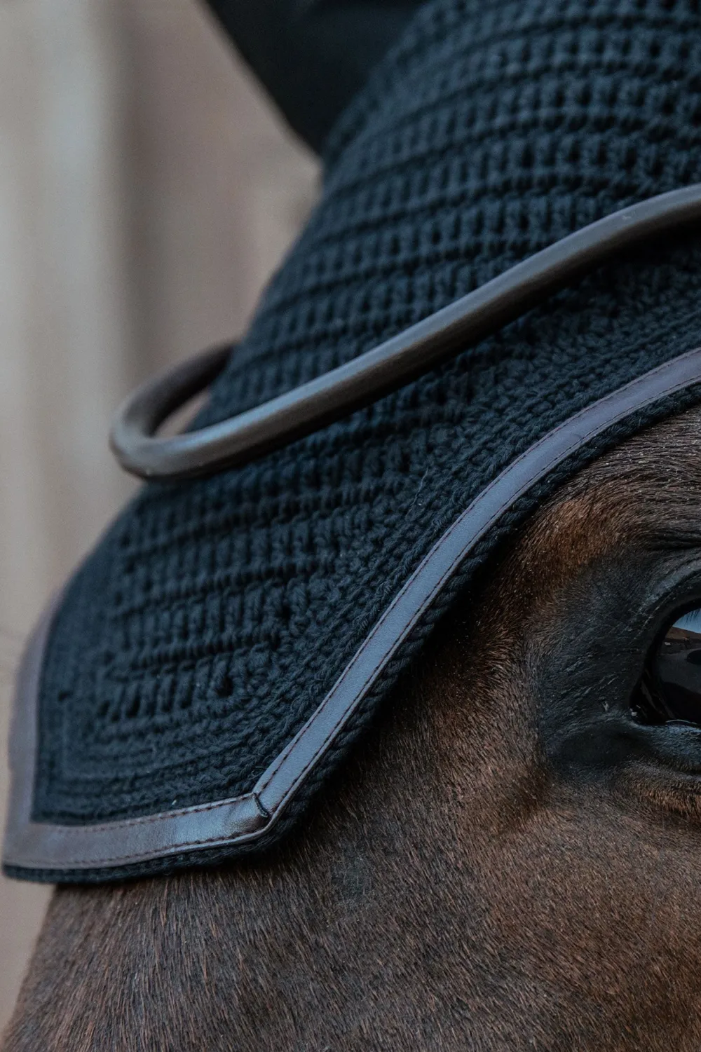 Kentucky Horsewear Kentucky Horsewear|Schabrak & Huvor-Wellington Isolerad Huva Läder Svart
